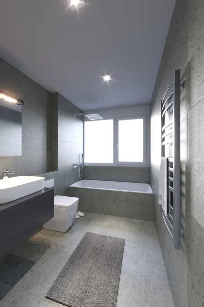 Boswilerhof, Badezimmer mit Badewanne