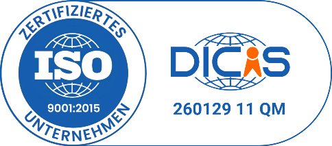 Zertifiziertes Unternehmen nach ISO 9001:2015